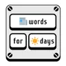 words for days game icon