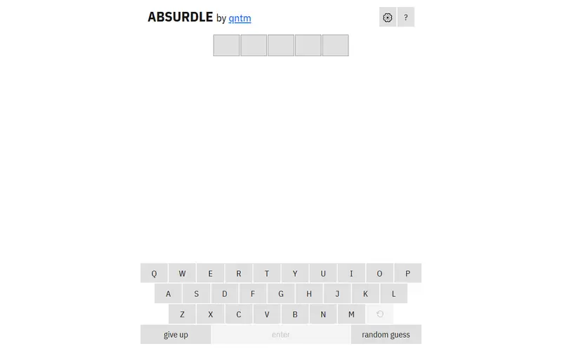 Absurdle preview