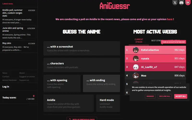 AniGuessr preview