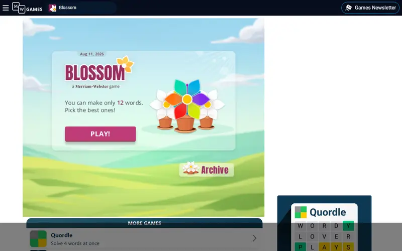Blossom preview
