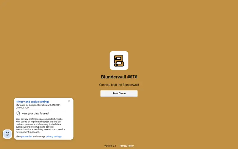 Blunderwall preview