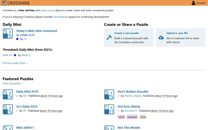 Crosshare preview