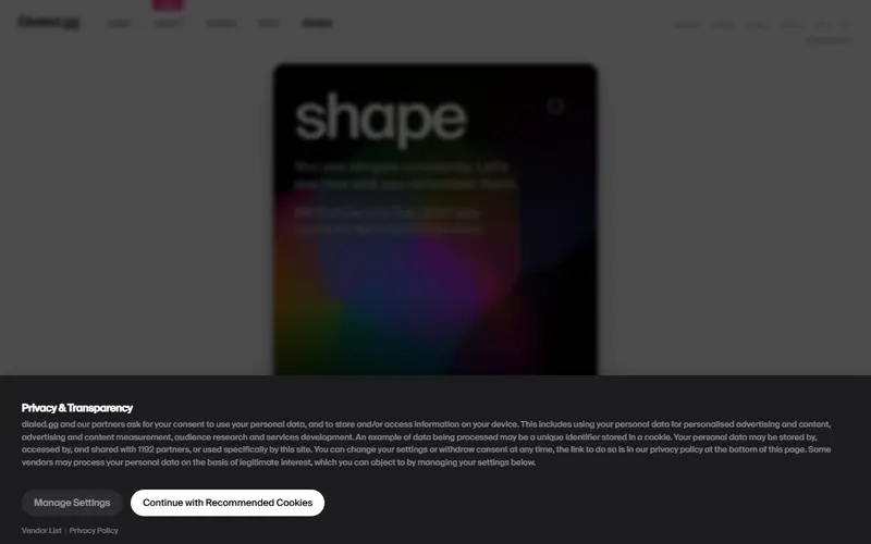 Dialed - Shape Game preview