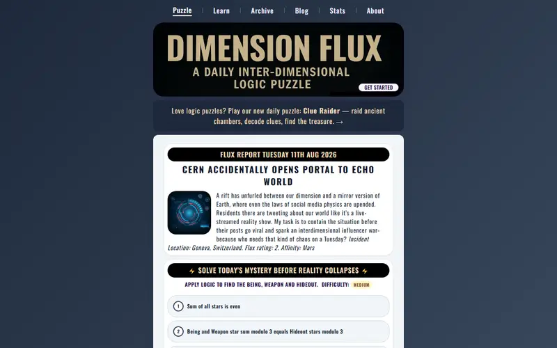 Dimension Flux preview