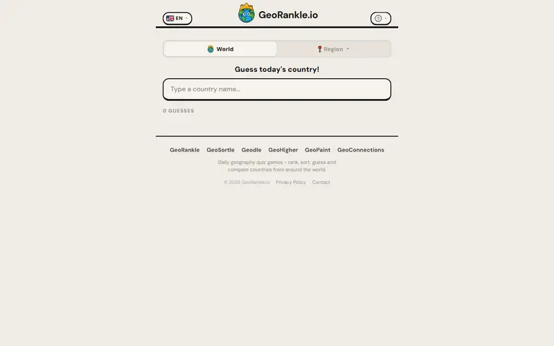Geodle preview
