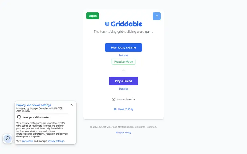 Griddable preview