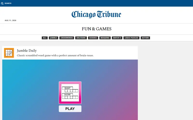Jumble Daily preview