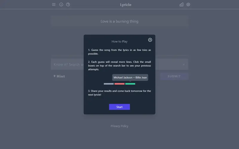 Lyricle preview