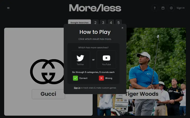 More/Less preview