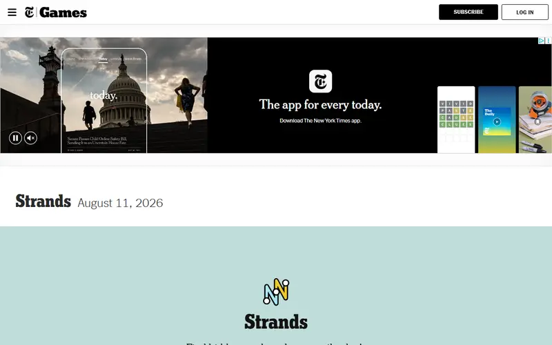 NYT Strands preview