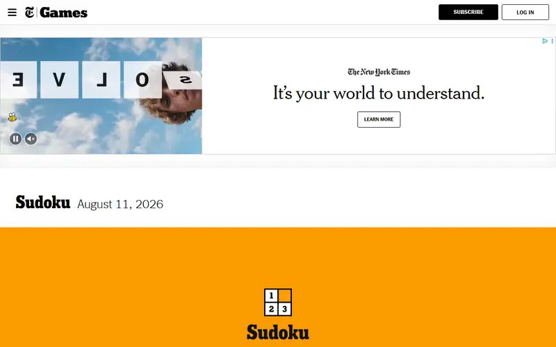 NYT Sudoku preview