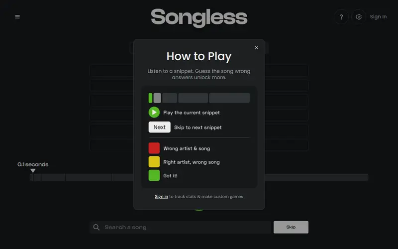 Songless preview
