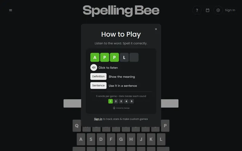 Spelling Bee (Lessgames) preview