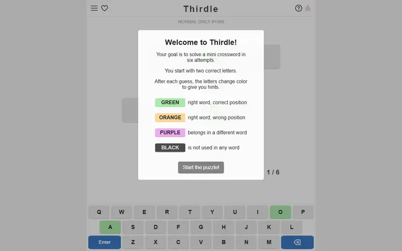 Thirdle preview