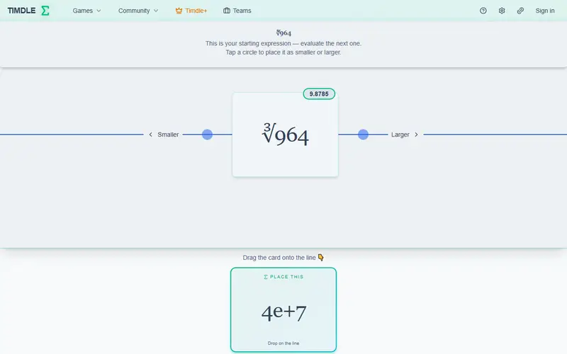 Timdle Math preview