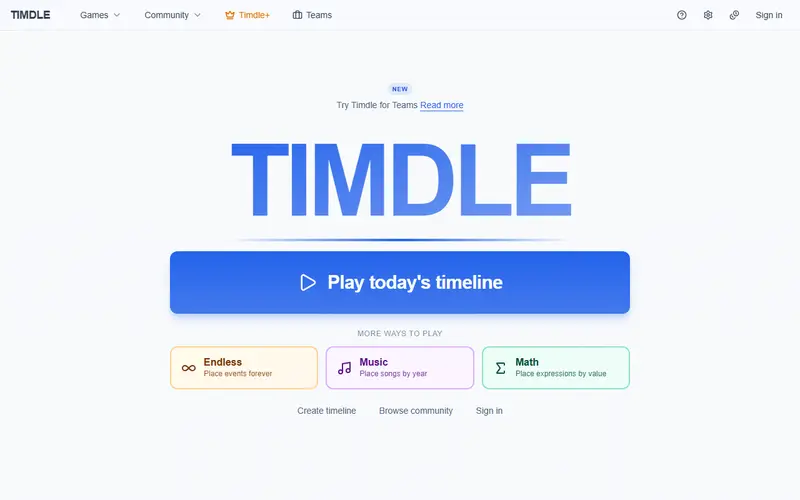 Timdle preview